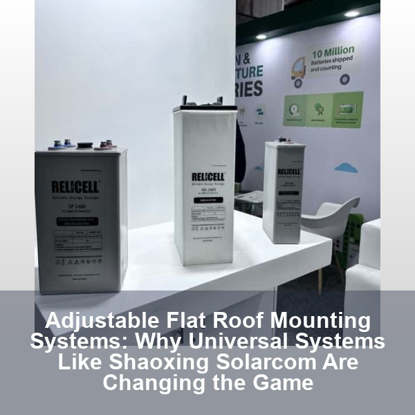 Adjustable Flat Roof Mounting Systems: Why Universal Systems Like Shaoxing Solarcom Are Changing the Game